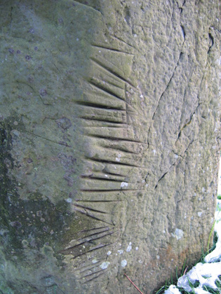 Ogham or unknown markings