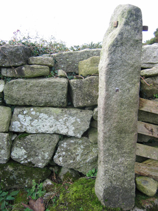 Cross reused as gatepost