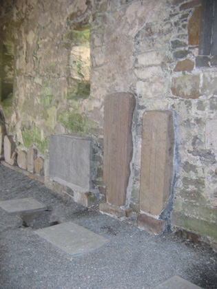 more slabs inside St Caimin's