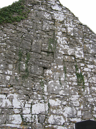 Cross of Lorraine on in gable wall