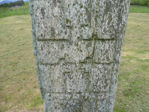 Kilnaruane Pillar - Crosses on rear
