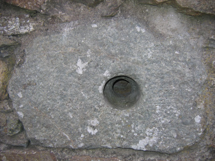 Stone with hole