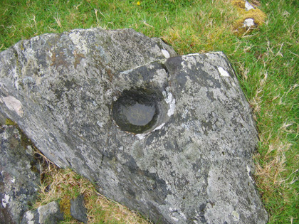 St Fanad's Bullaun Stone