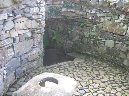 The.Holy Well and Bullaun Stone