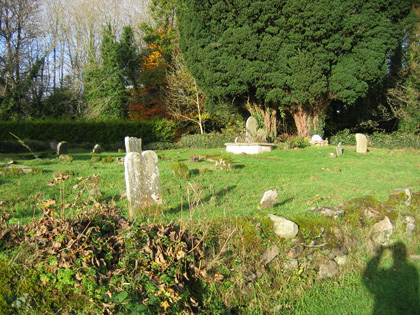 Graveyard with the stones