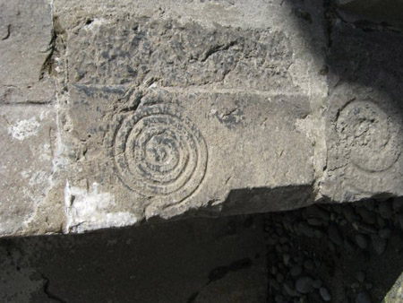 Ancient scrollwork