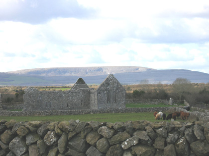 Heynes Church with Burren behind