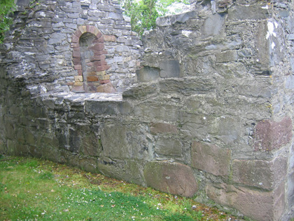 The 12C Church older stones