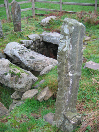 Ogham Stone and souterrain